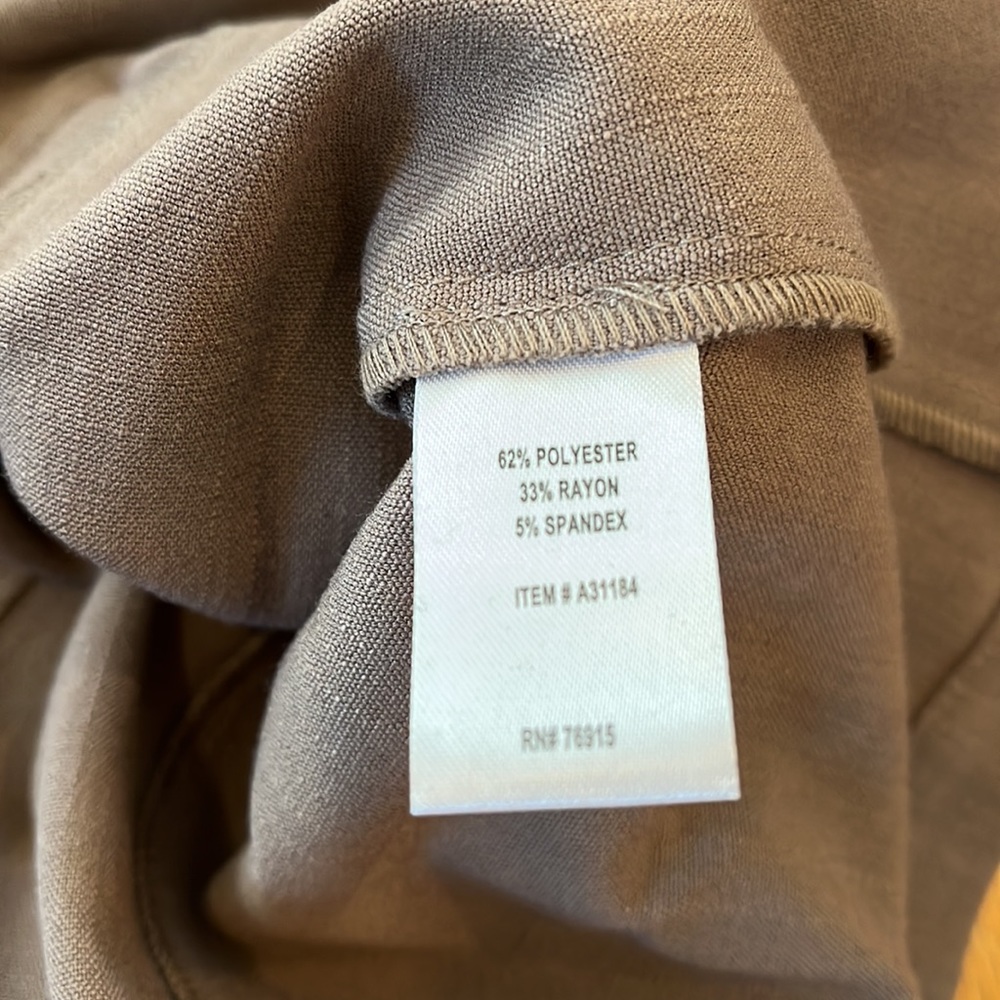 Appleseed's Light Brown Buttoned Jacket Size 14 - Picture 5 of 5